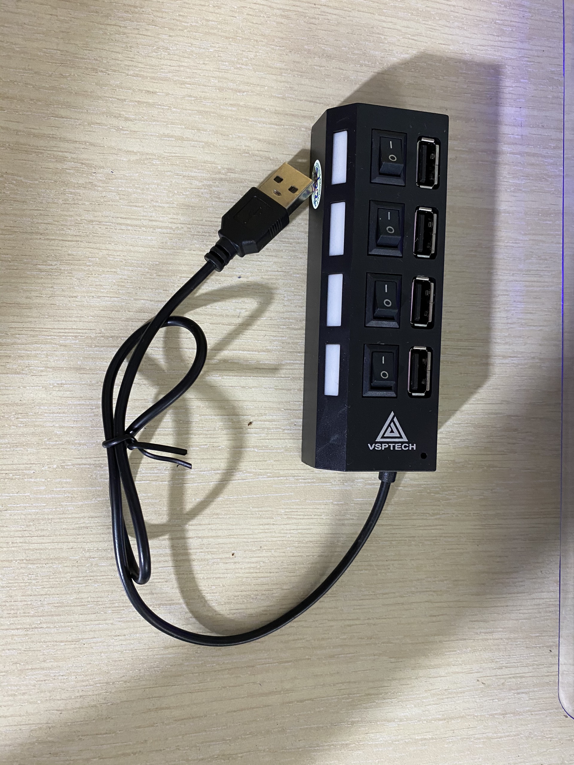 HUB Chia USB 1 Ra 4 Cổng Có Công Tắc