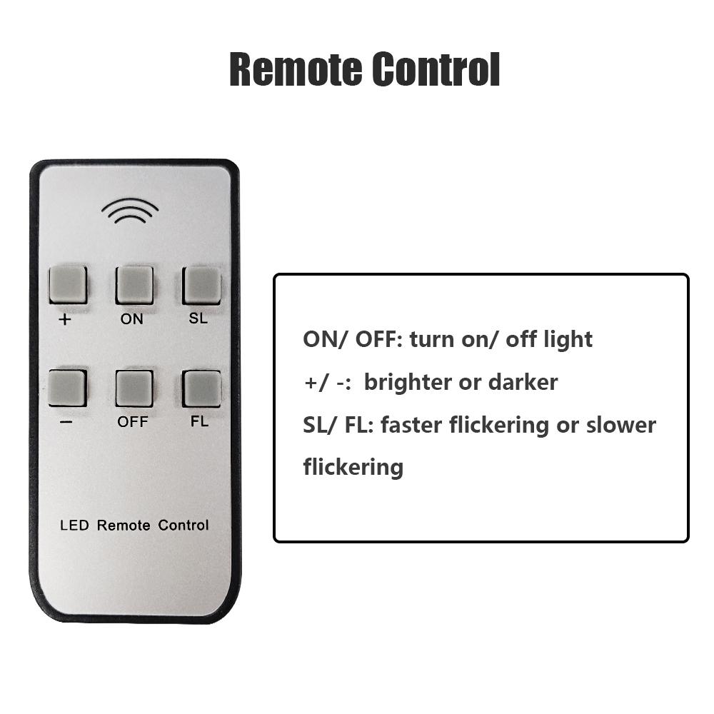 30 đèn led hình cây nến điều khiển từ xa trang trí tiệc