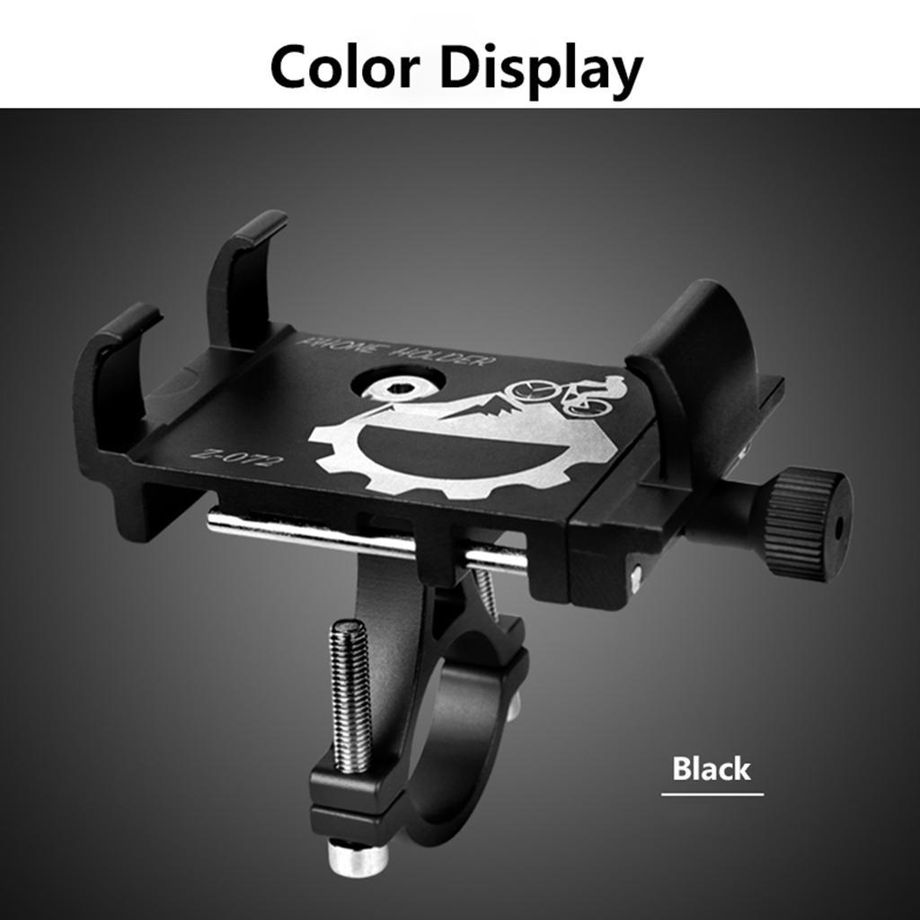 Bike Motorcycle  Handlebar Mount Holder Stand For 3.5"-6.5"  Black