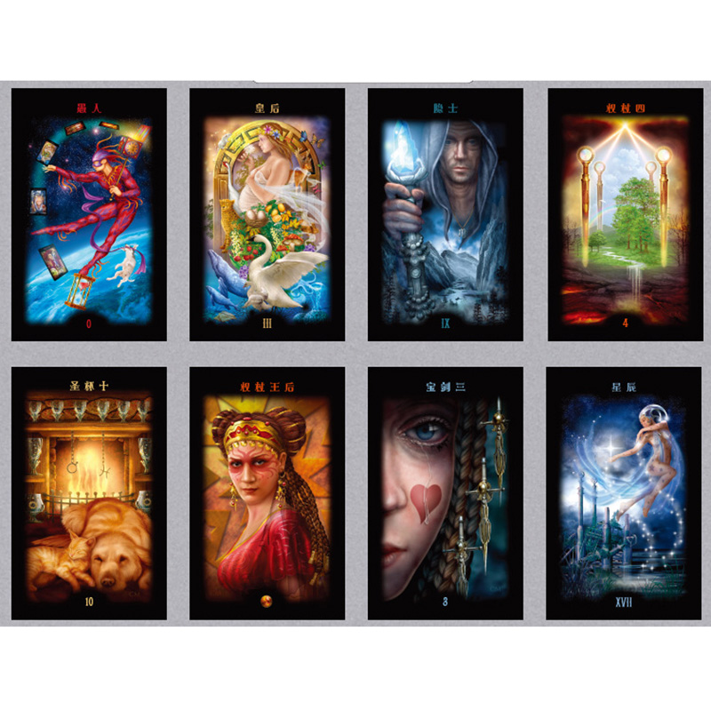 Combo Bộ Thẻ Bài Bói Legagy Of The Divine Tarot+Túi Nhung