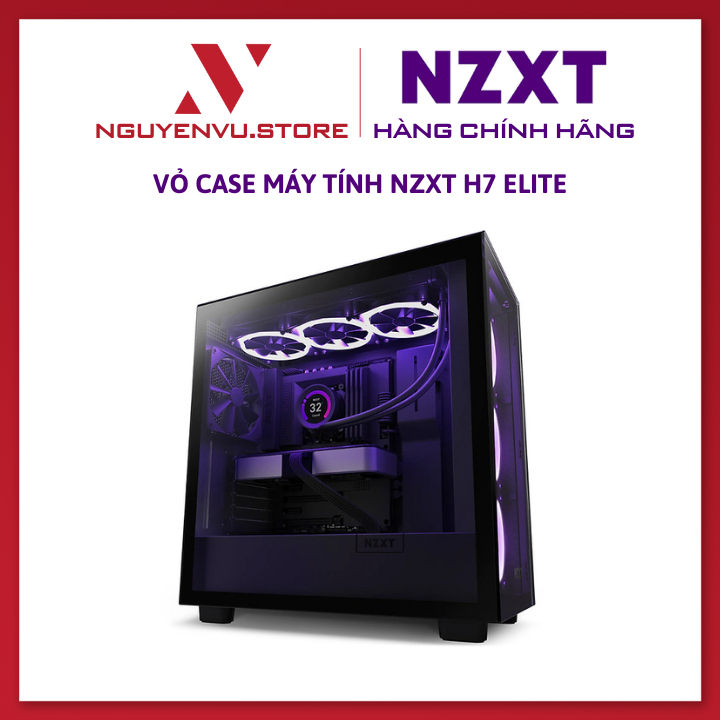 Vỏ Case Máy Tính NZXT H7 Elite - Hàng Chính Hãng