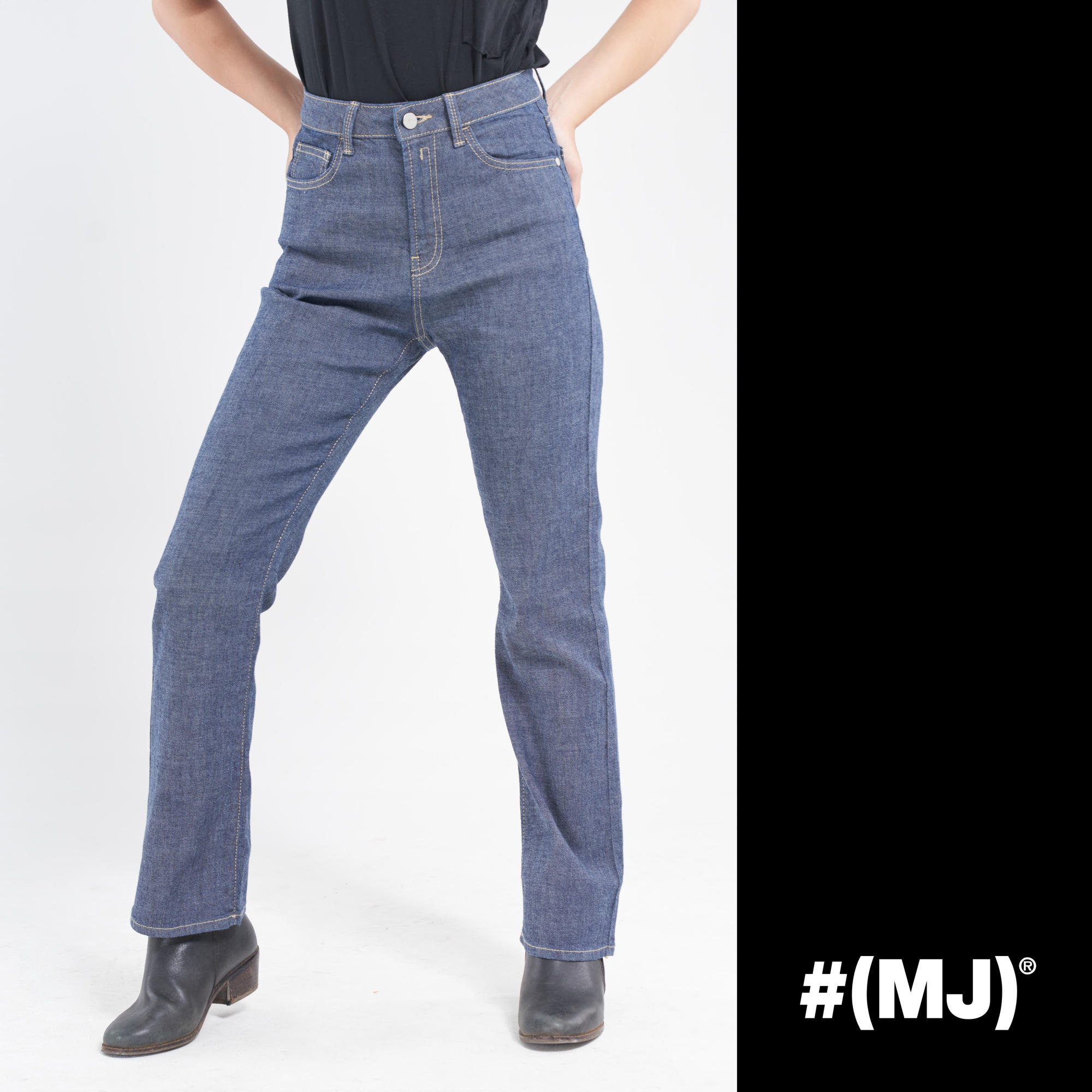 Quần jeans lửng nữ ống đứng thời trang MESSI WJB0125