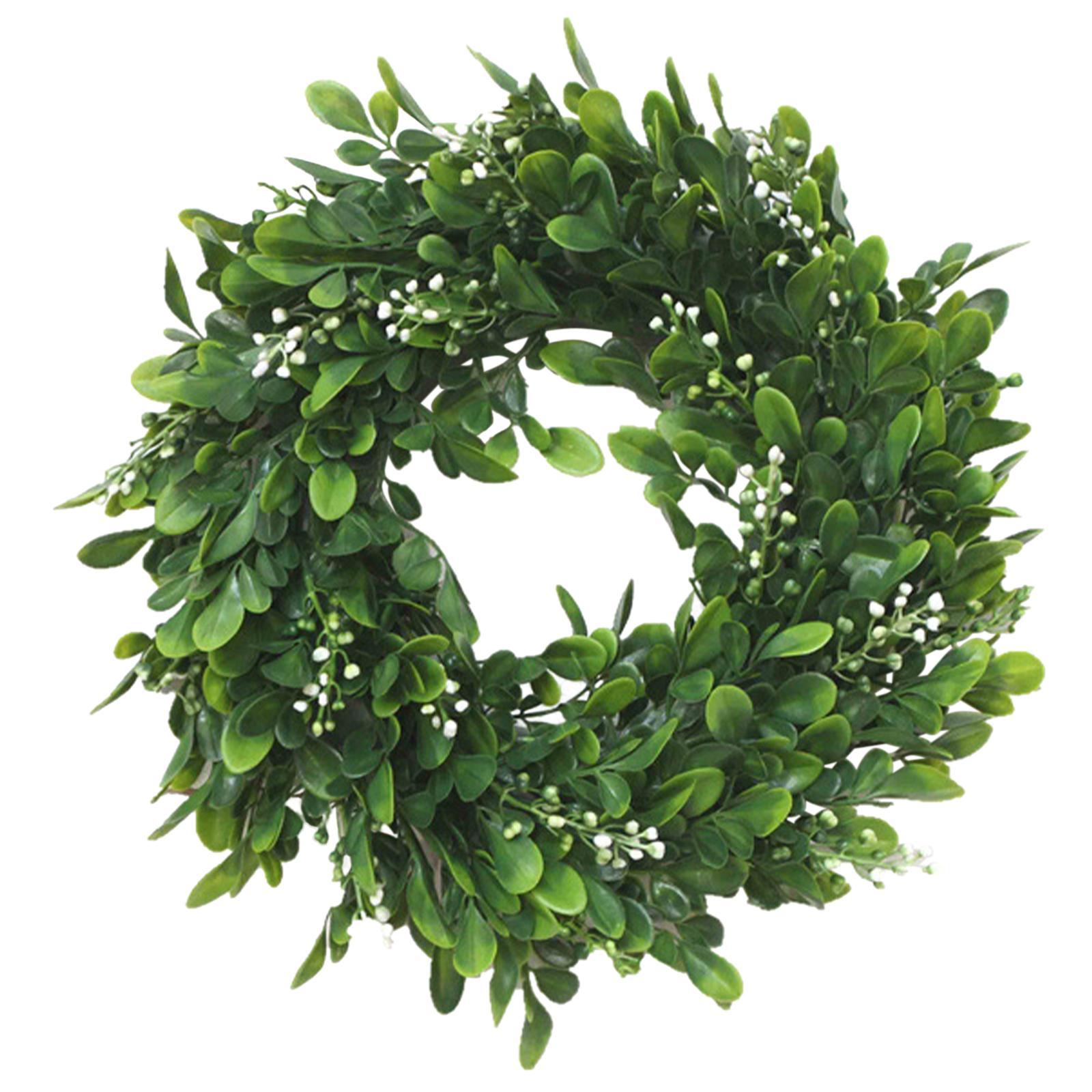 Artificial Garland Green Plant Door Wreath for Home Decor