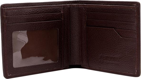 Ví Nam Da Cá Sấu Gai Đuôi Huy Hoàng HT2208 (12.5 x 10 cm) - Nâu Đỏ
