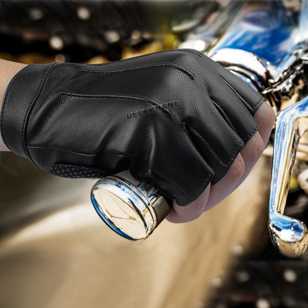 Da Fingerless Gloves Nữ Mùa Hè 2020 Thời Trang Xe Đạp Găng Tay Đi Xe Máy Chống Trơn Trượt Thể Thao Làm Việc Bộ Leo Núi, Chạy Bộ