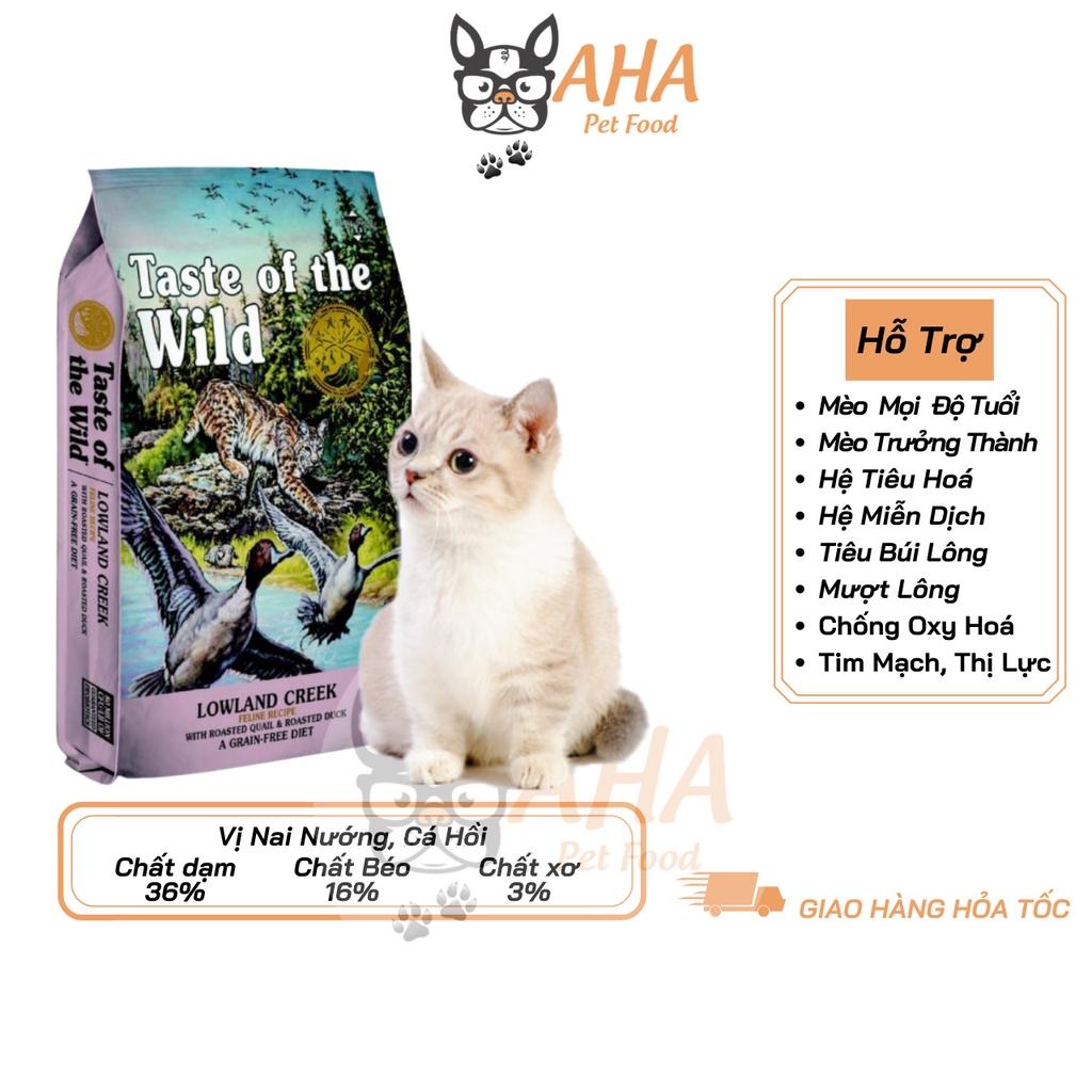 {Mới} Thức Ăn Cho Mèo Munchkin Bao 2kg Taste Of Wild Vị Chim Cút, Thịt Vịt, Rau Củ, Trái Cây Mượt Lông, Búi Lông