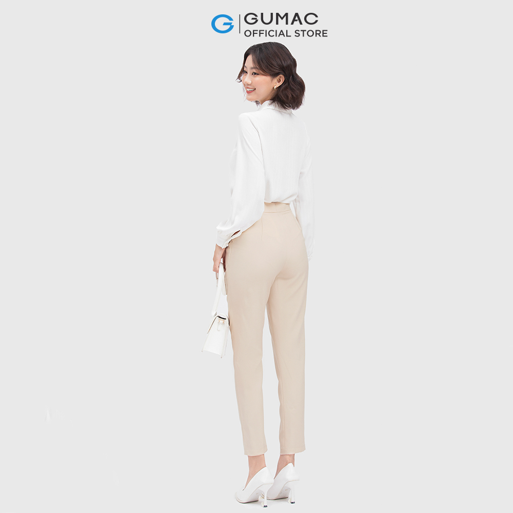 Quần tây nữ GUMAC QC04055 form cơ bản kiểu dáng trẻ trung thanh lịch