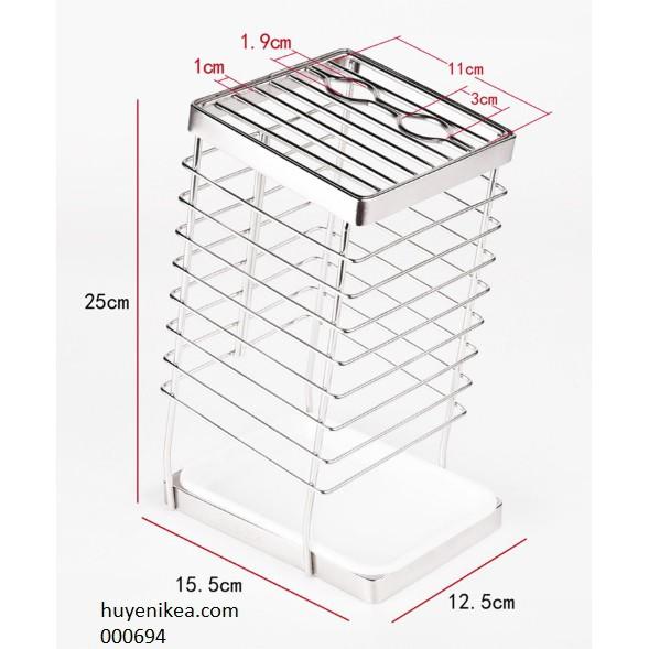 Kệ dao INOX 304 đa năng khô thoáng không rỉ sét