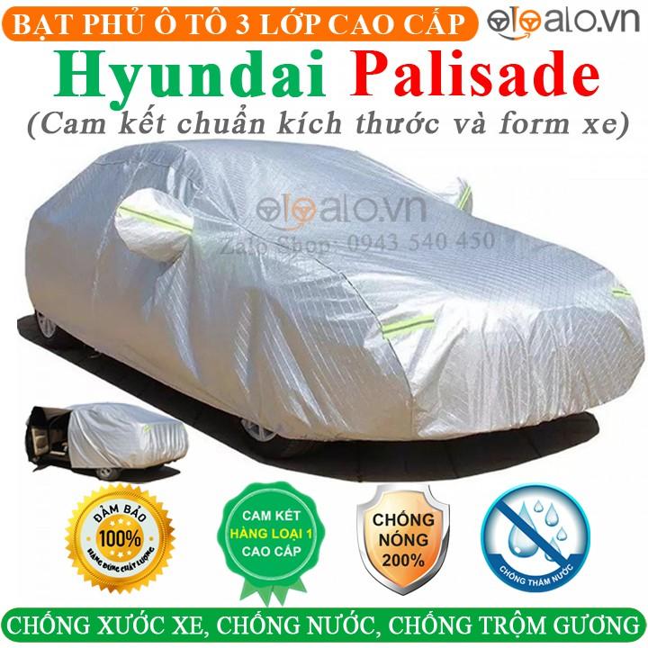 Bạt Phủ dành cho Ô Tô Hyundai Palisade Cao Cấp 3 Lớp Chống Nắng Nóng Chống Nước Chống xước