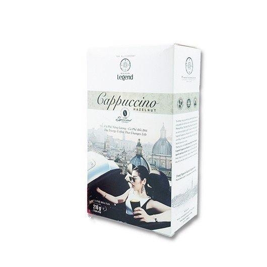 Cà phê Legend Cappuccino Hazelnut 12 gói