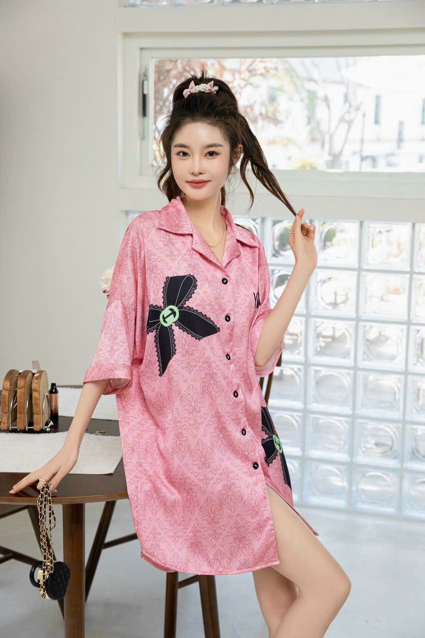 Đầm Sơ Mi Lụa Cao Cấp Xịn Kiểu Dáng Dễ Thương Đơn Giản