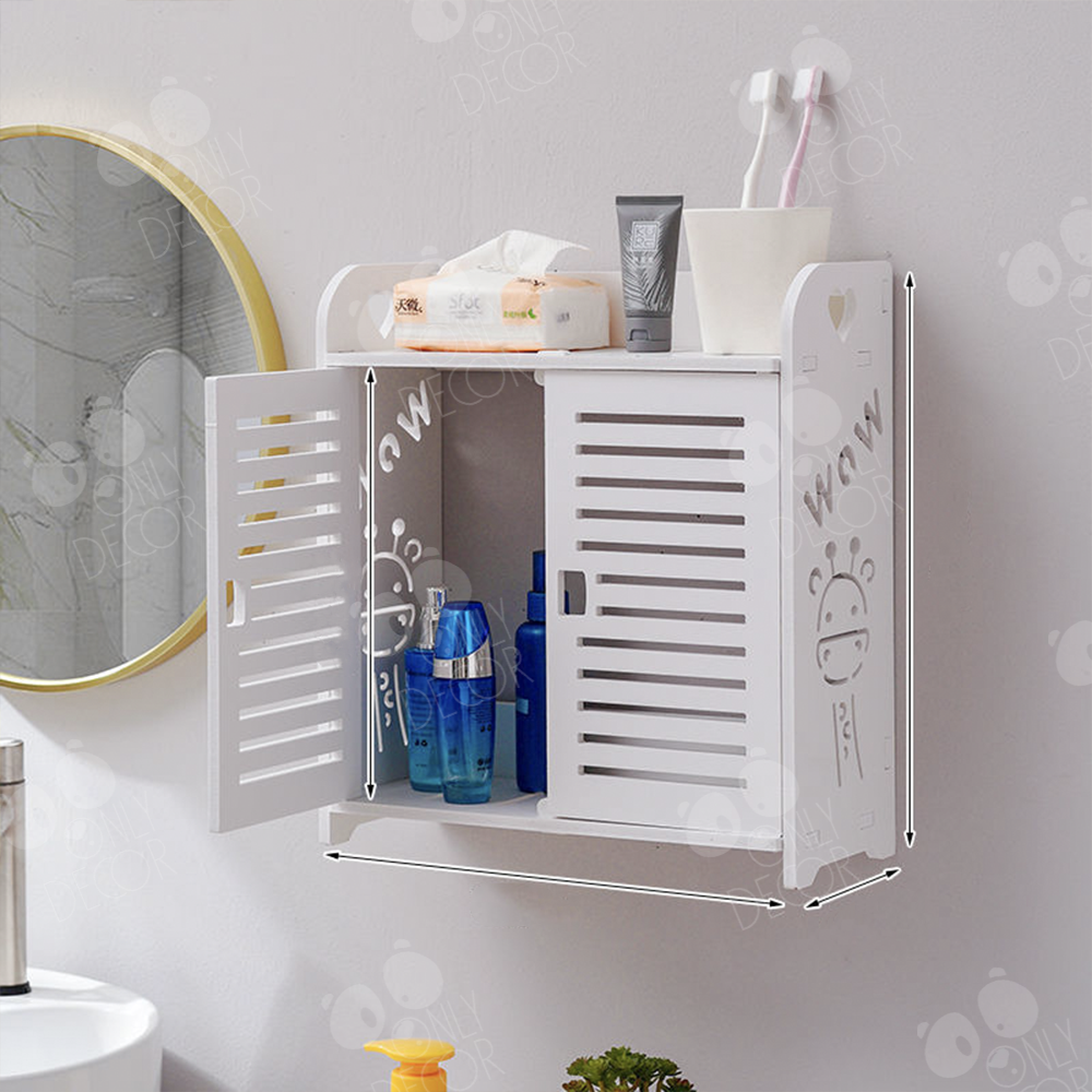 Tủ nhà tắm treo tường chống nước 36x14x34cm