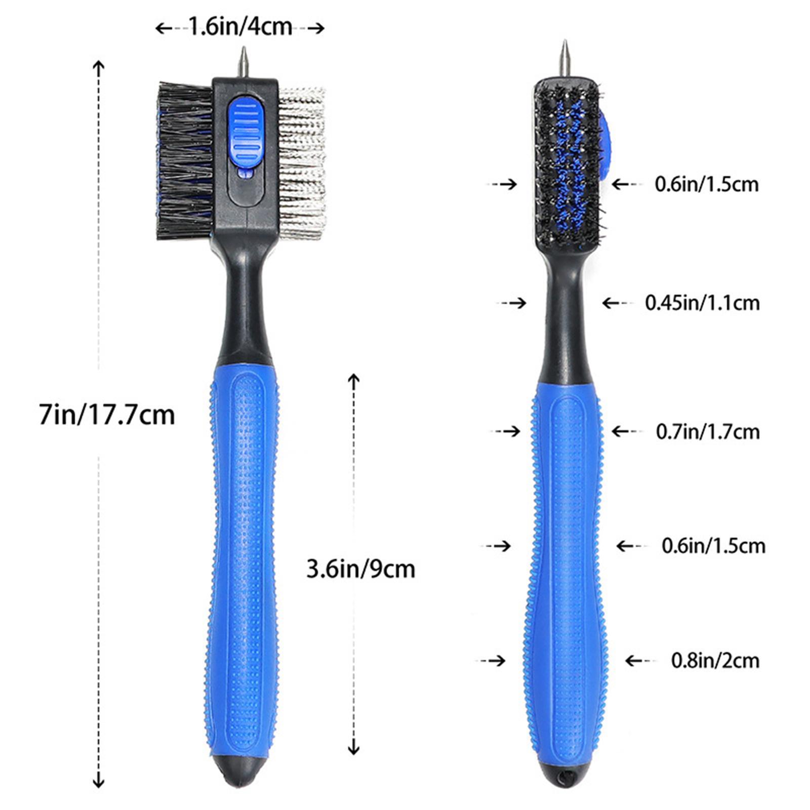 Golf Club Brush Pole Putter Double Sided Cleaner Cleaning Brushes for Outdoor Exercise Sport Decoration