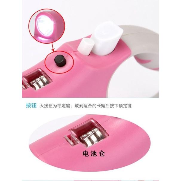 DÂY DẮT TỰ ĐỘNG CHÓ MÈO CÓ ĐÈN LED