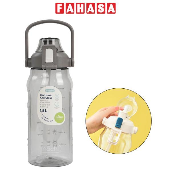 Bình Nước Kita Claus 1.5L - Inochi HNK.BIKC.1500 - Màu Xám