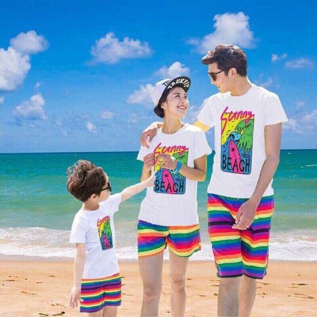 Áo phông đi biển cho cả gia đình