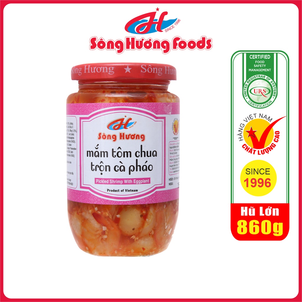 Mắm Tôm Chua Trộn Cà Pháoo Sông Hương Foods Hũ 860g