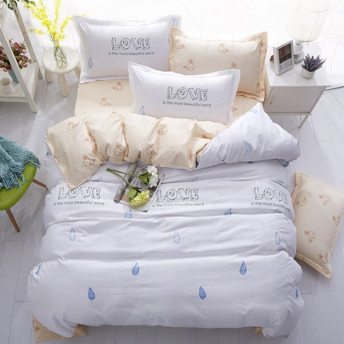 Bộ chăn ga gối Cotton cao cấp 1m6x2m TFQ205