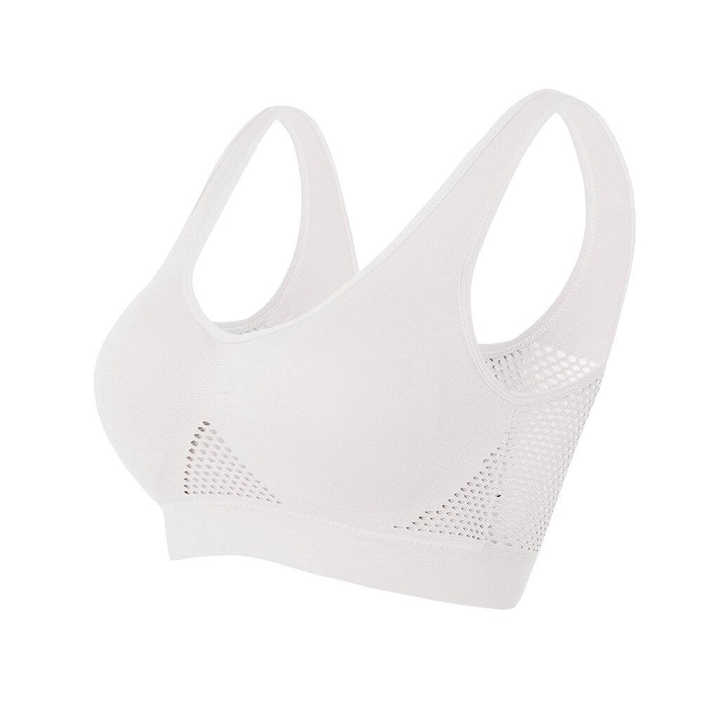 Women Sports Bra Breathable Mesh Sports Crop Top Push Up Gym Fitness Sport Underwear Female Seamless Running Yoga Bra
