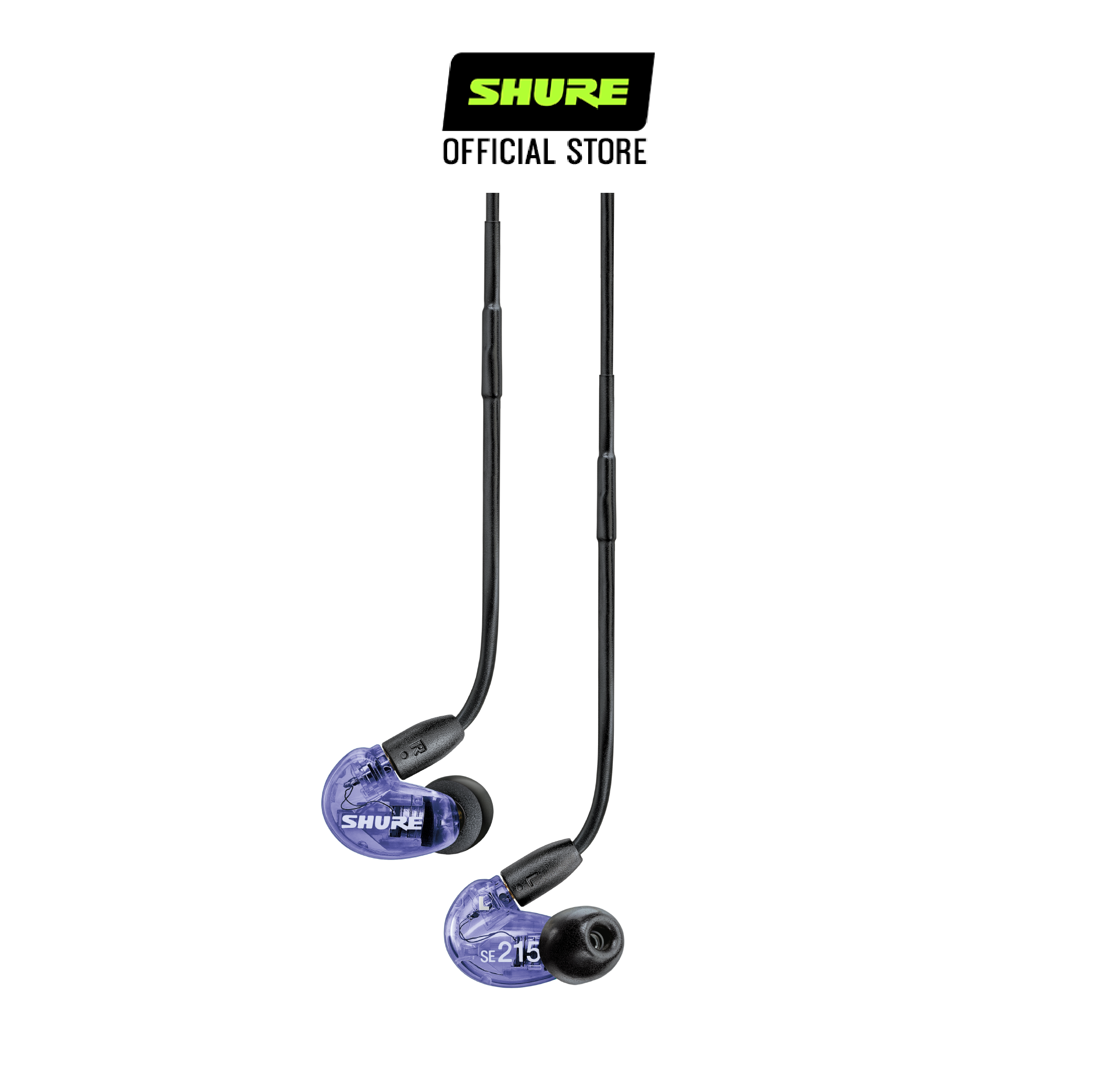 Tai nghe earphones Shure SE215 Purple Special Edition (Tím) - Hàng Chính Hãng