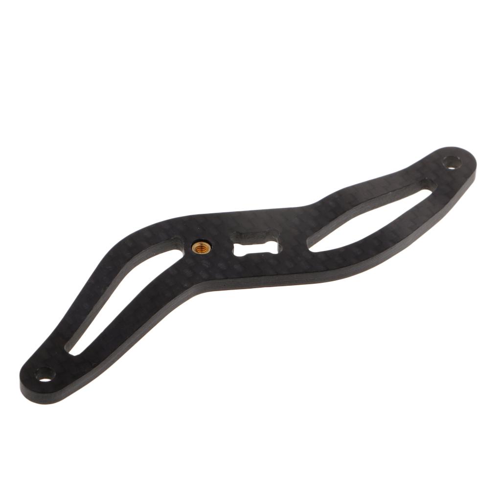 Lightweight Carbon Fiber S Shape Fishing Reel Handle Replacement for Baitcasting Reels