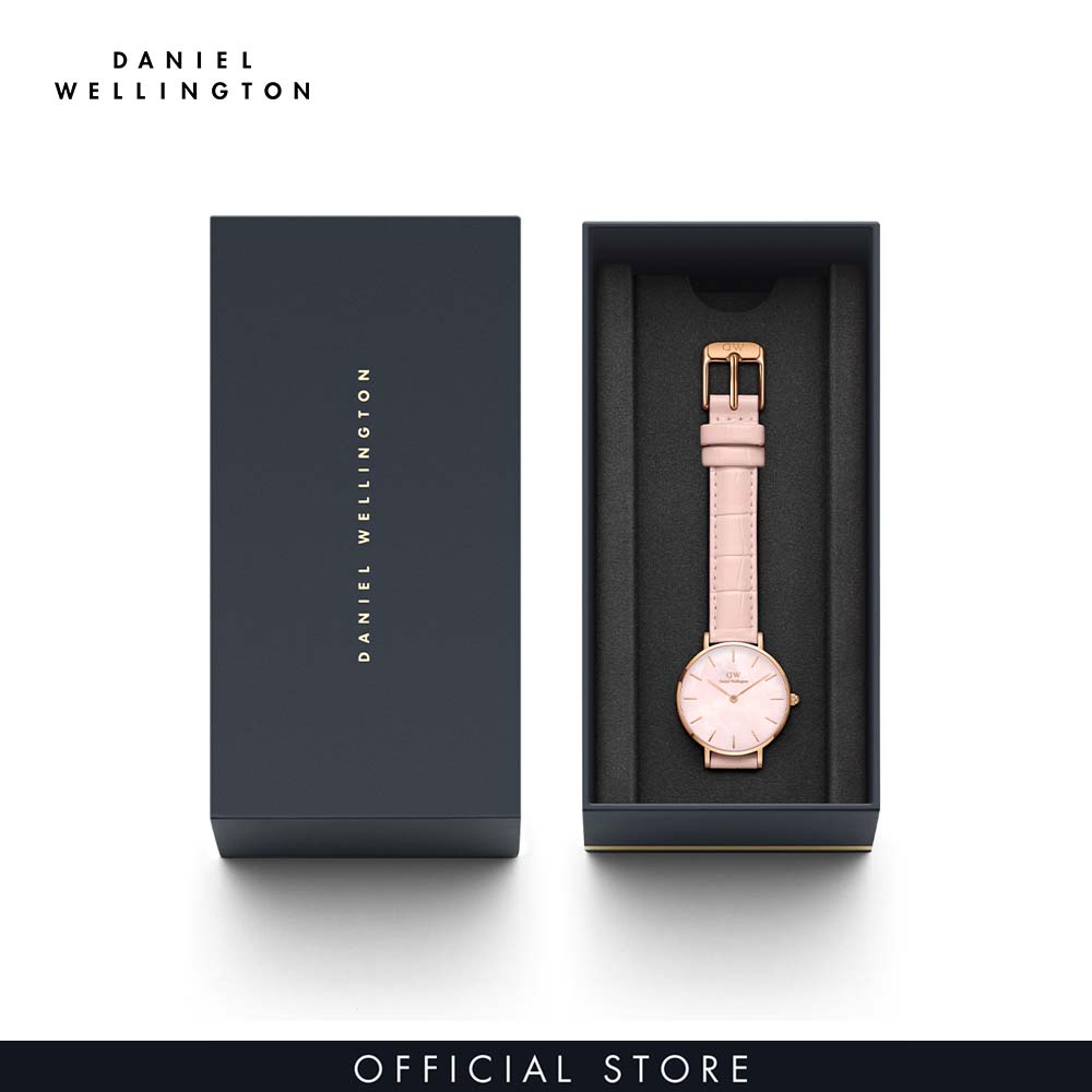 Đồng hồ Nữ Daniel Wellington dây Da - Petite Rouge 28 mm DW00100511