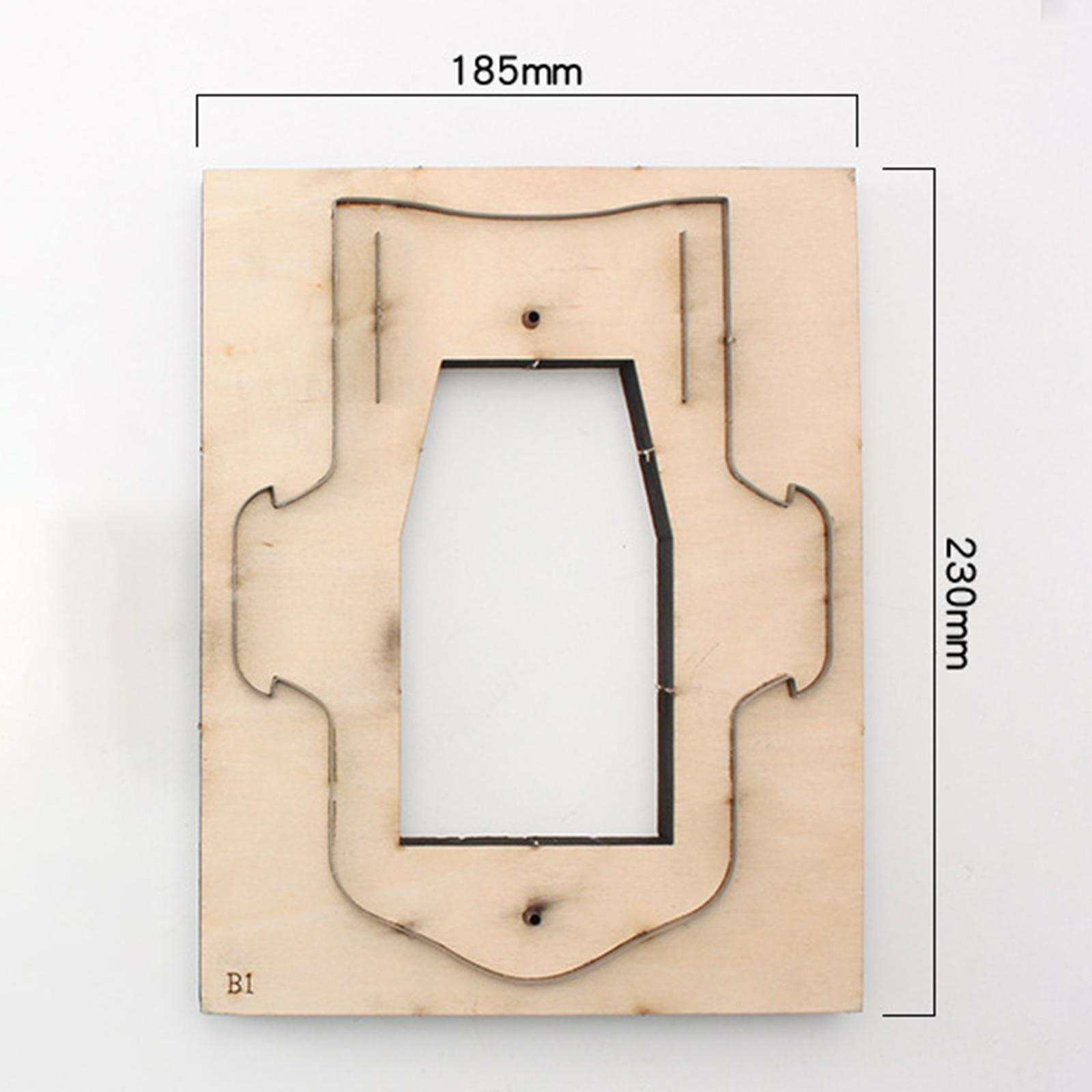 Card Bag Templates Leather Wallet Template Wood Coin Purse Folded Card Holder DIY Making Stencil Leather Cutting Dies Card Holder Templates