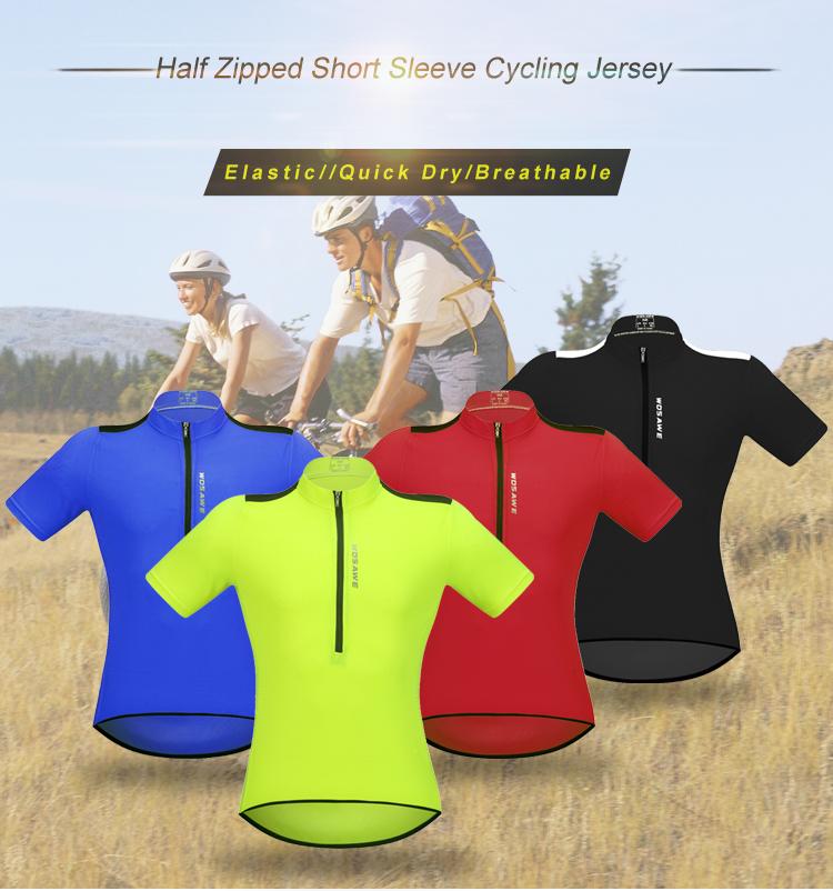 WOSAWE Nam Đi Xe Đạp Jersey MTB Xe Đạp Đường Trường Jersey Áo Thun Nam Tay Ngắn Thoáng Khí Áo Nhanh Khô Maillot Ciclismo Color: BO253 Size: EU 2XL