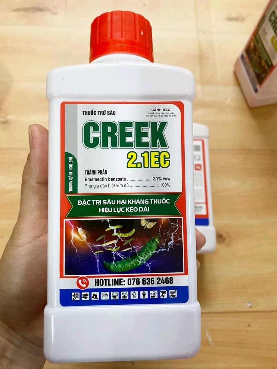 CREEK 2.1EC - THUỐC TRỪ SÂU HOẠT CHẤT EMAMECTIN CHAI 400ML