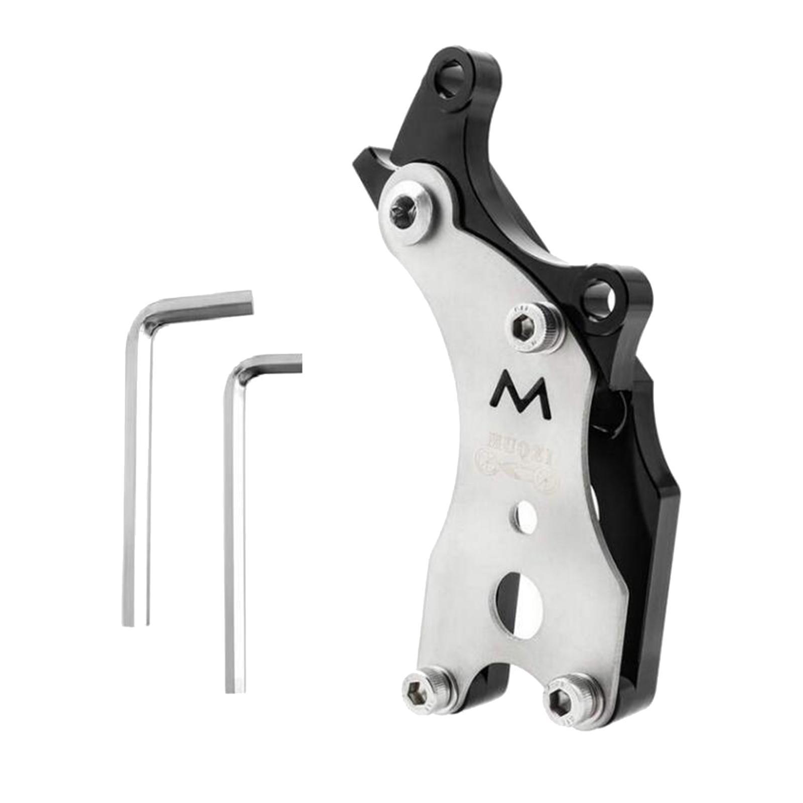 Bike Disc Brake Adapter Bracket Modification Holder Parts Road black