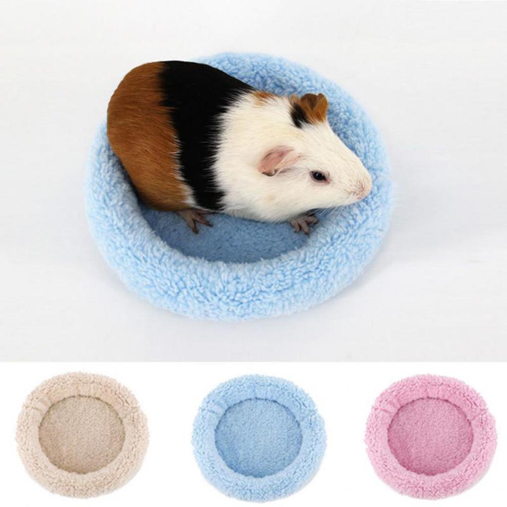 Set of Fleece Hamster Pad Mat Cushion for Guinea Pig Bunnies Small Animal
