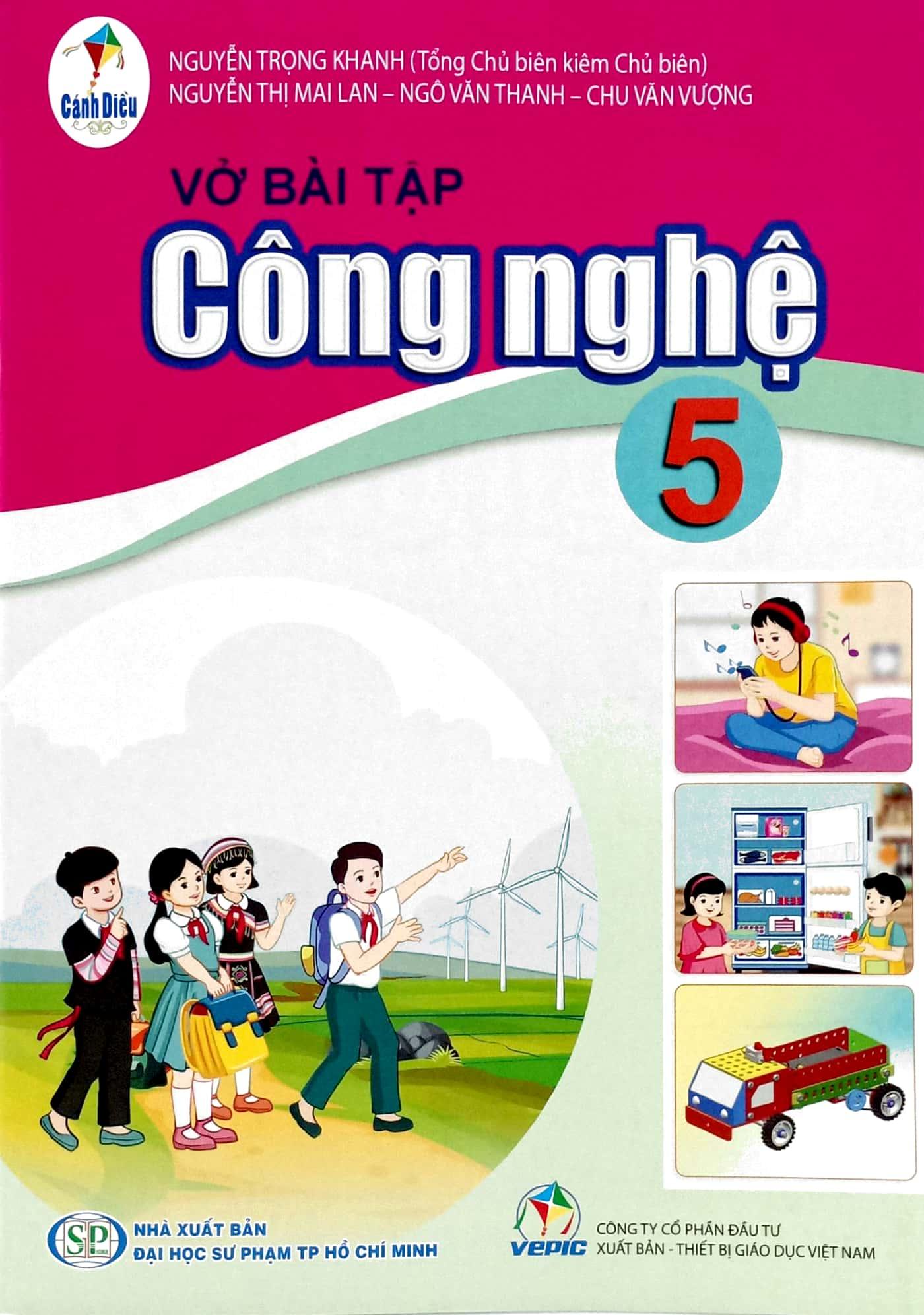 Sách - Vở Bài Tập Công Nghệ 5 (Cánh Diều) (Chuẩn)