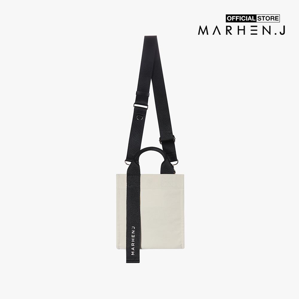 Marhen.J - Túi đeo vai chữ nhật vải bố New Ricky Mini MJ21AECRKM-IV