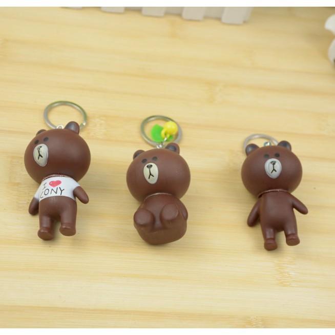 Móc khóa Thỏ icon và gấu Brown- ảnh thật nha
