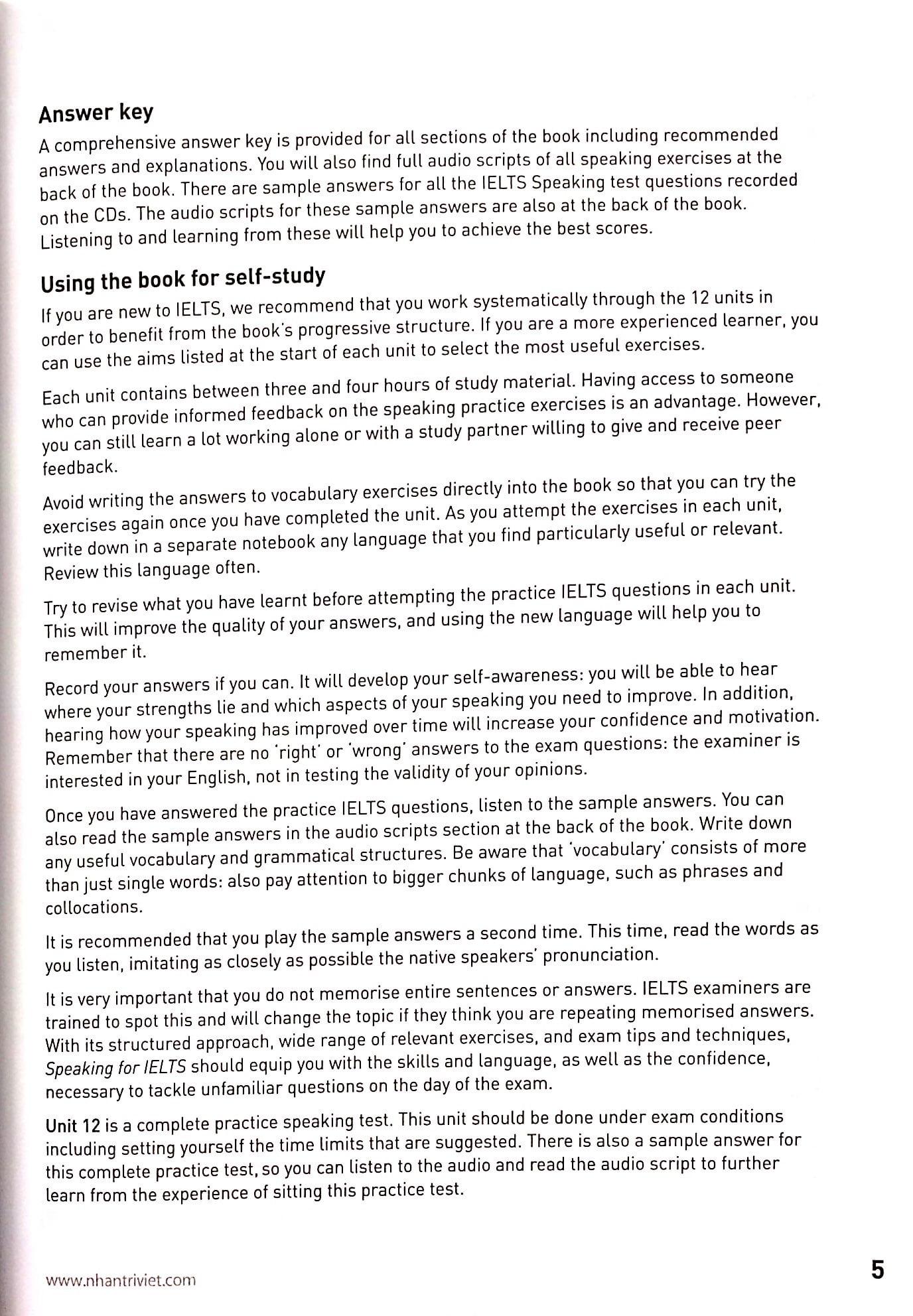 Sách Speaking For IELTS (Kèm CD)