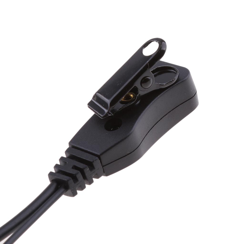 Clip Walkie Talkie Headset Earpiece Mic for 2 PIN Kenwood Baofeng