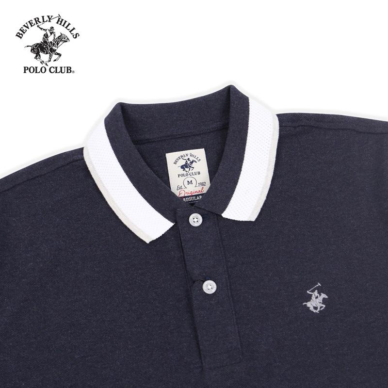 Áo polo Ngắn tay Nam Beverly Hills Polo Club Slim Fit 100% cotton xanh PMRSS20TL112