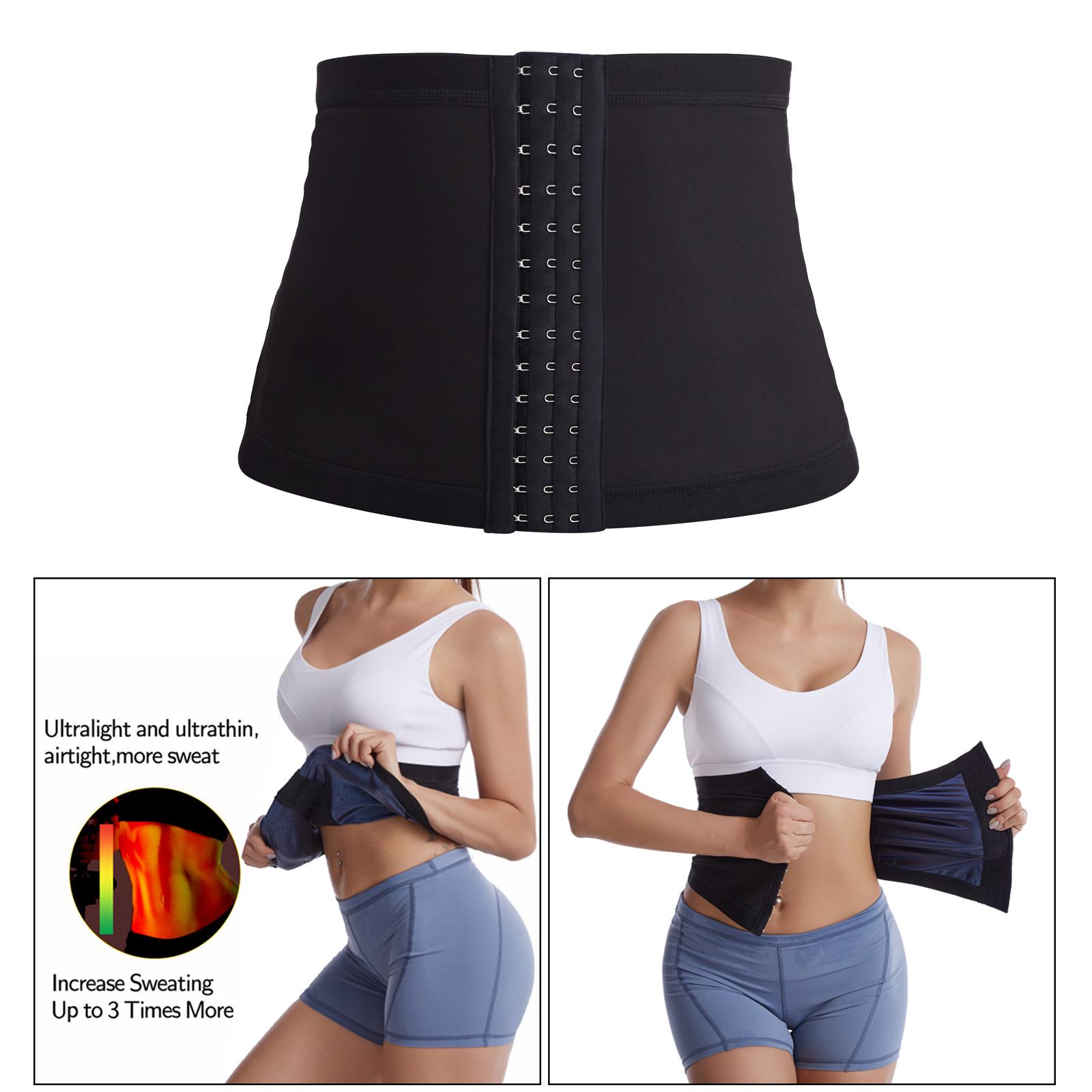 Womens Weight Loss Waist Trainer Cincher Tummy Control Fat Burner Exercise Corset  Body Shaper Belt Trimmer Strap Waistband