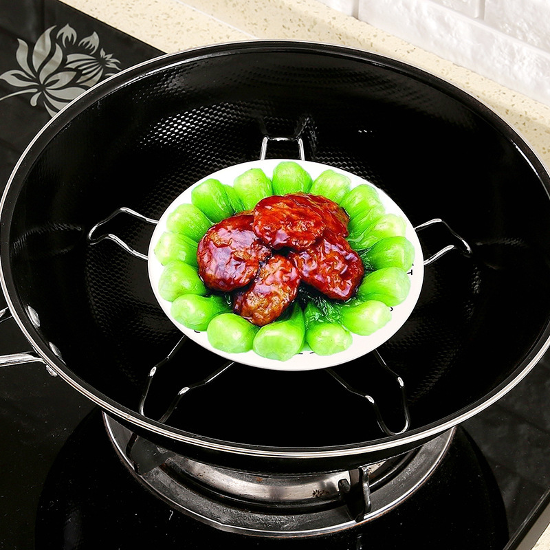 Combo 2 Rế hấp đồ ăn hình ngôi sao 5 cánh kèm 2 móc dán PKS chịu lực 10 kg