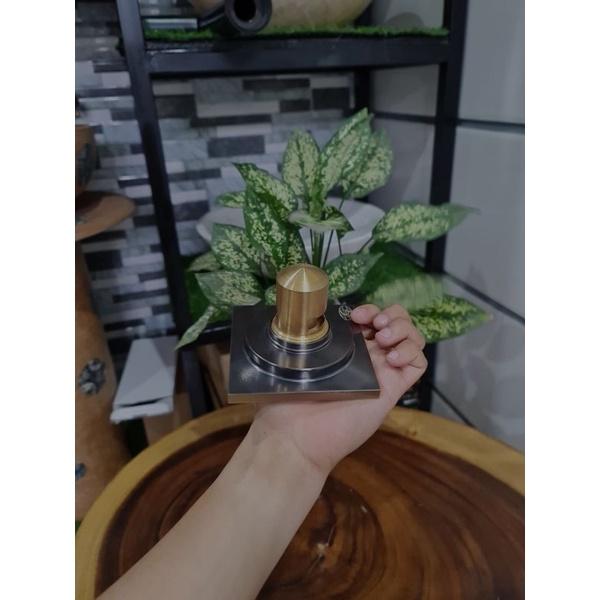 Phểu thoát sàn đồng thau hoa văn