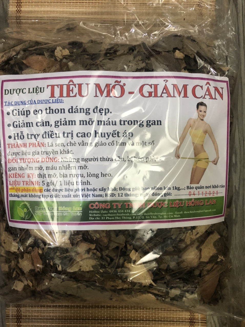 Tiêu Mỡ Giảm Cân đóng gói 1kg