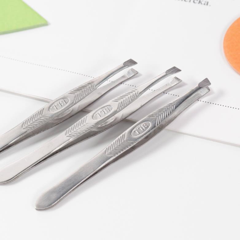 Nhíp Miệng Ngang Nhổ Lông Mày, Râu, Tóc Tiện Dụng Lameila Eyebrow Tweezers (mẫu mới). Nhiếp Nhổ Lông Nách