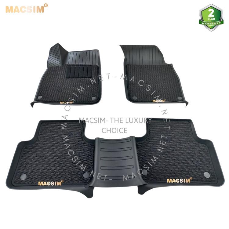Hình ảnh Thảm lót sàn ô tô 2 lớp cao cấp dành cho xe Audi Q8 2016+ nhãn hiệu Macsim 3w chất liệu TPE
