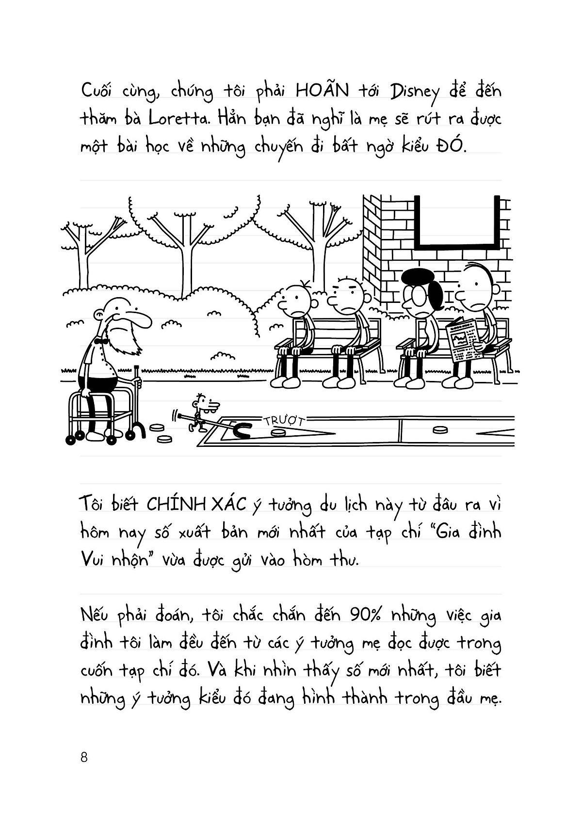 Song Ngữ Việt - Anh - Diary Of A Wimpy Kid - Nhật Ký Chú Bé Nhút Nhát: Kỳ Nghỉ Thảm Khốc - The Long Haul