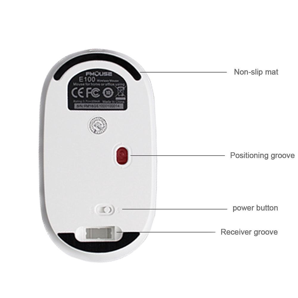 2.4G Ultra-thin Rechargeable Office Household Laptop Silent Wireless Mouse Letitia