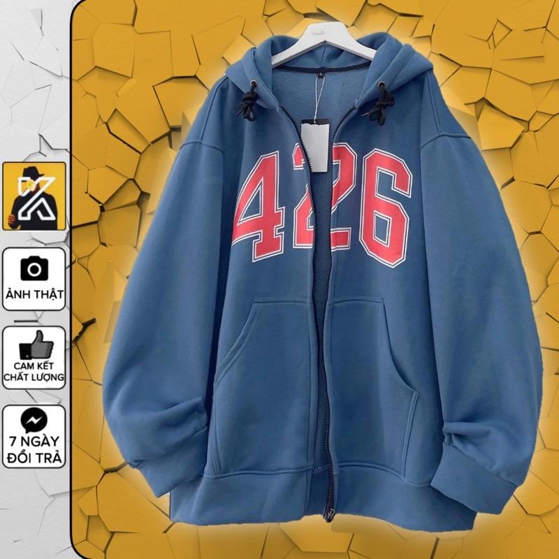 Áo Khoác Nỉ Zip Kéo Dáng To 426