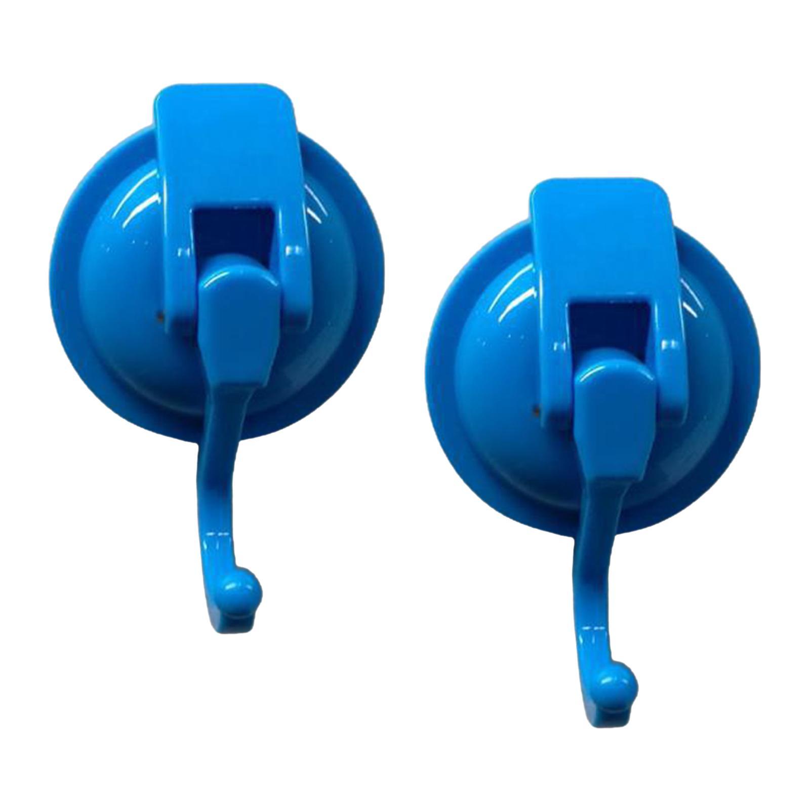 2 Pieces Suction Cup Hooks Easy to Instal No Drilling for Bathroom Towel
