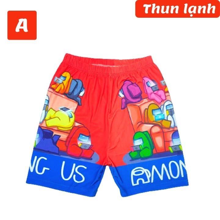 Quần áo trẻ em béo phì hình Among US từ 11-55kg - chất thun cotton 4 chiều-Hương Nhiên