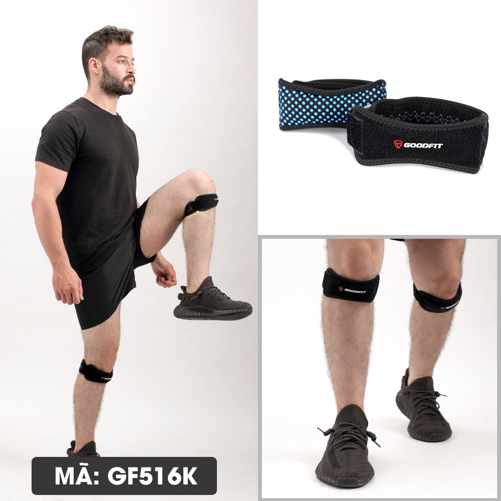 Bó gối thể thao, bảo vệ bó gối tập gym, chơi thể thao chính hãng Goodfit GF51XK