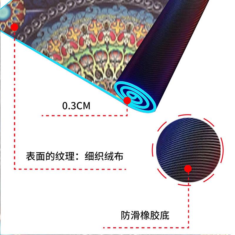 Phong cách mới nhất của Thổ Nhĩ Kỳ Thảm Ba Tư Thổ Nhĩ Kỳ Đèn bầu không khí RGB Phát sáng giao hưởng Bàn di chuột trò chơi quá khổ Tấm lót bàn phím sạc nhanh 15W